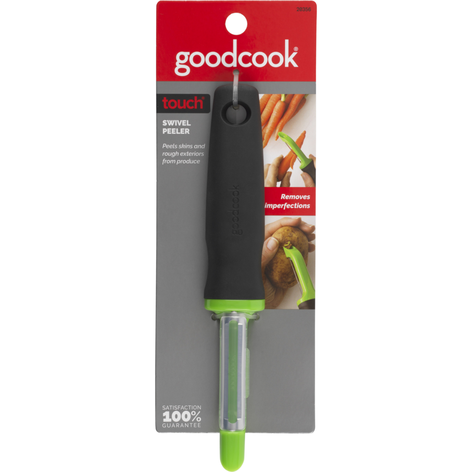 slide 1 of 4, Good Cook Touch Swivel Peeler, 1 ct