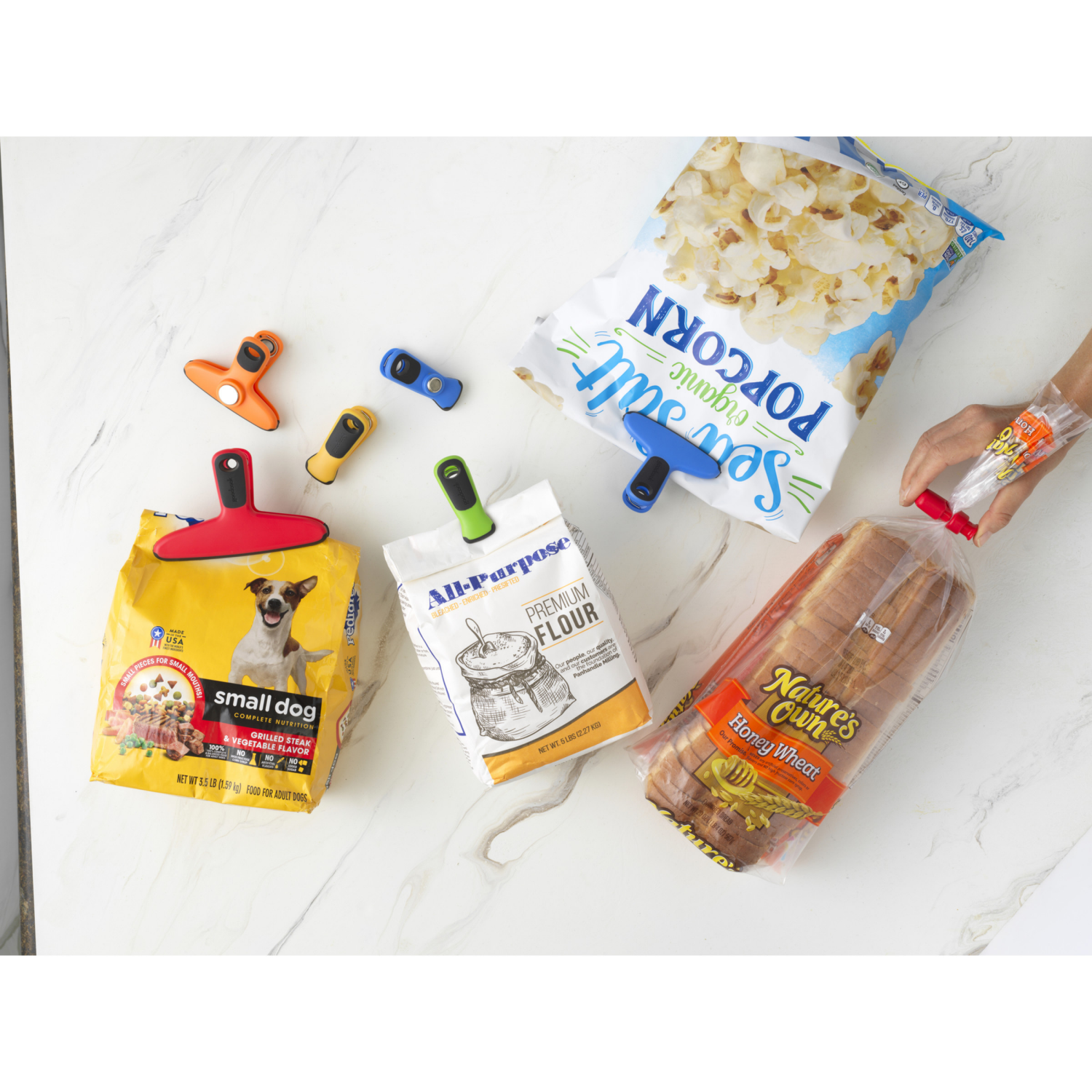 slide 2 of 2, Good Cook Touch Magnetic 7 Piece Set Bag Clips 1 ea, 1 ct