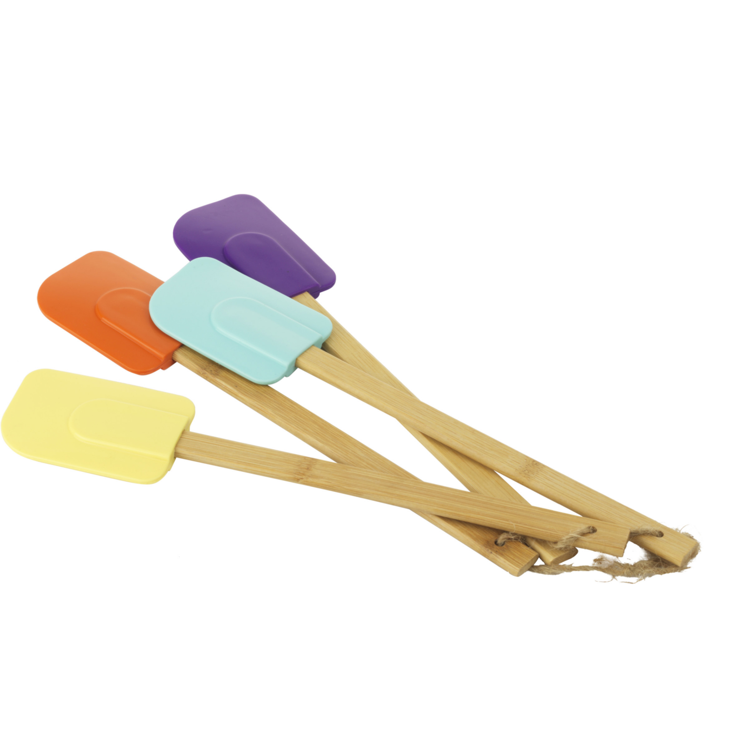 slide 4 of 5, Good Cook 4 Pack Bamboo Silicone Spatulas 4 ea, 4 ct