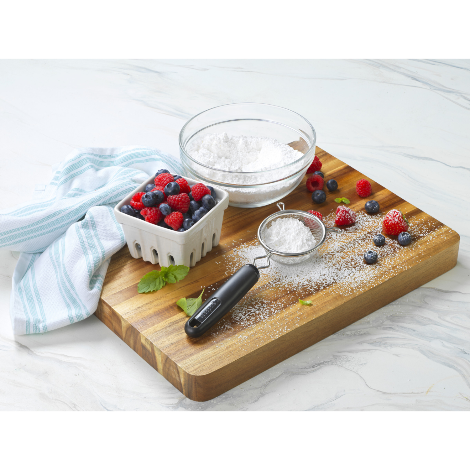 slide 2 of 2, Good Cook Aluminum Strainer, 3 in