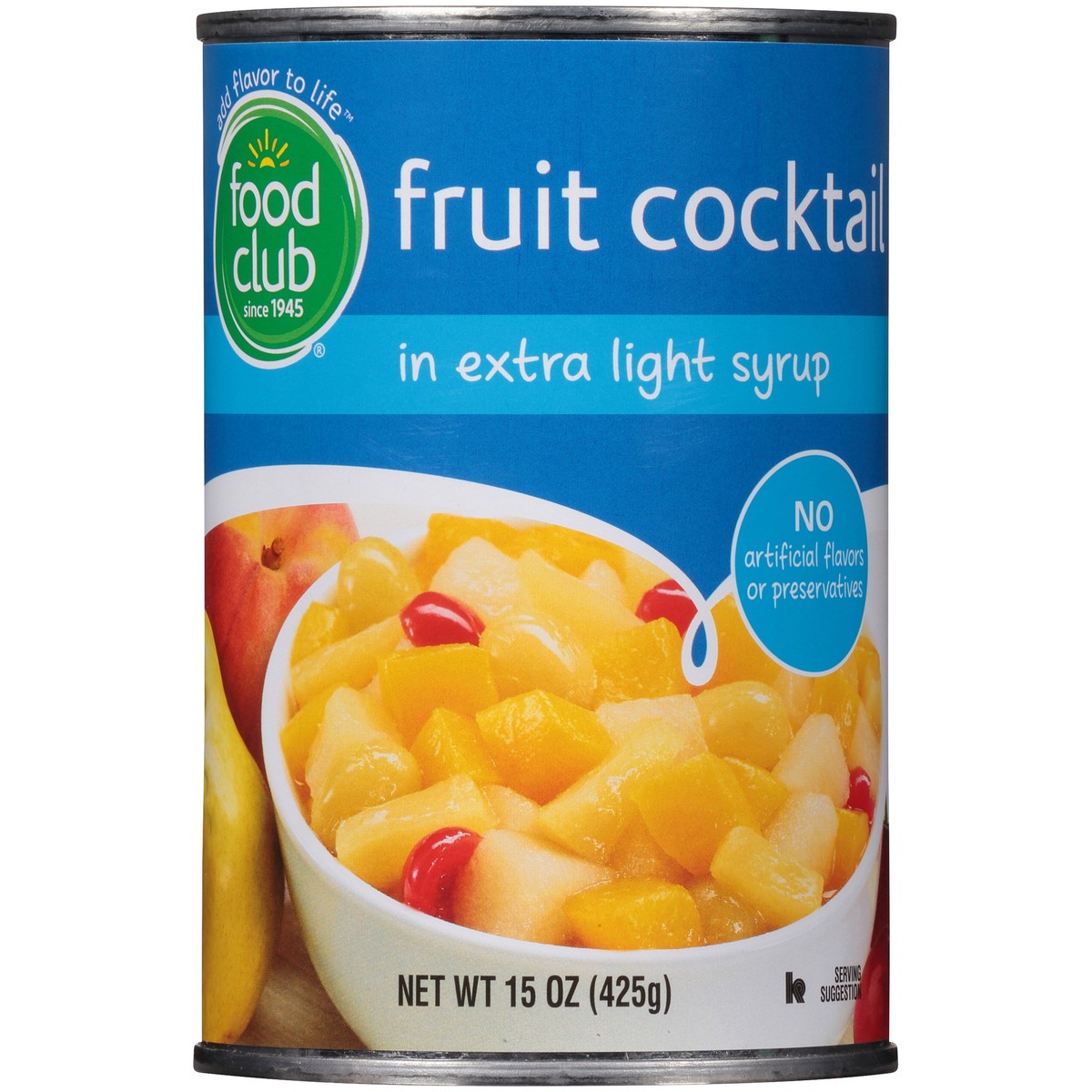 slide 10 of 14, Food Club Fruit Cocktail In Extra Light Syrup, 15 oz