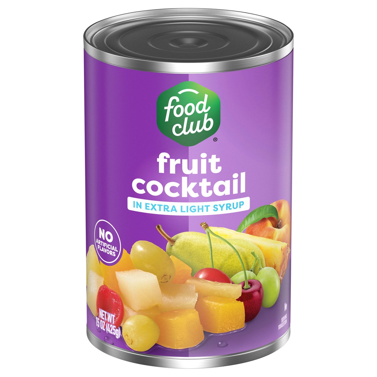 slide 1 of 14, Food Club Fruit Cocktail In Extra Light Syrup, 15 oz