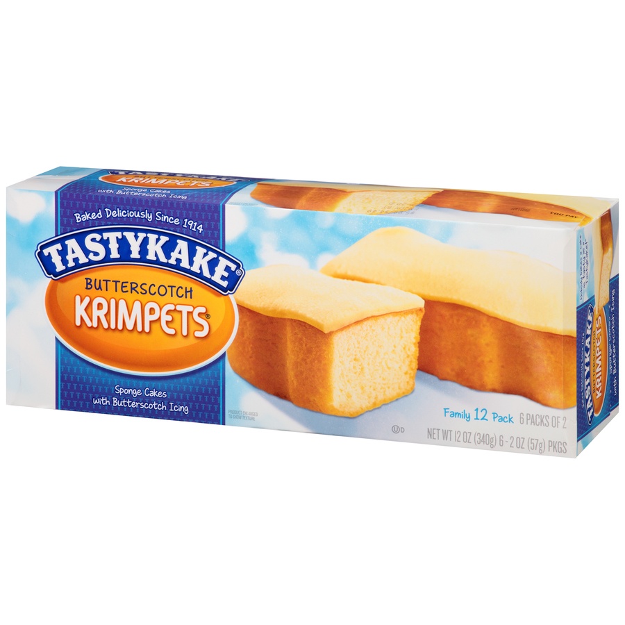 slide 3 of 8, Tastykake Butterscotch Krimpets - 12ct, 12 ct