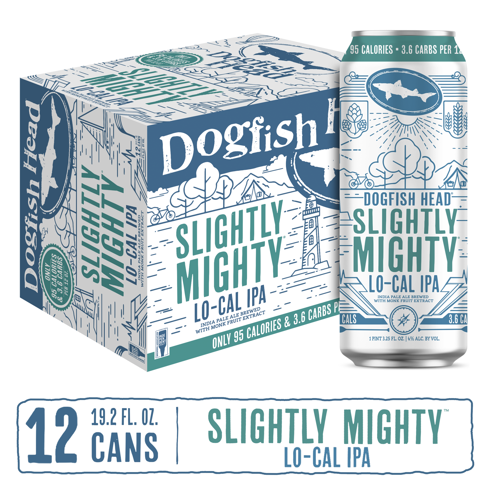 slide 1 of 2, Dogfish Head Slightly Mighty, 1 ct