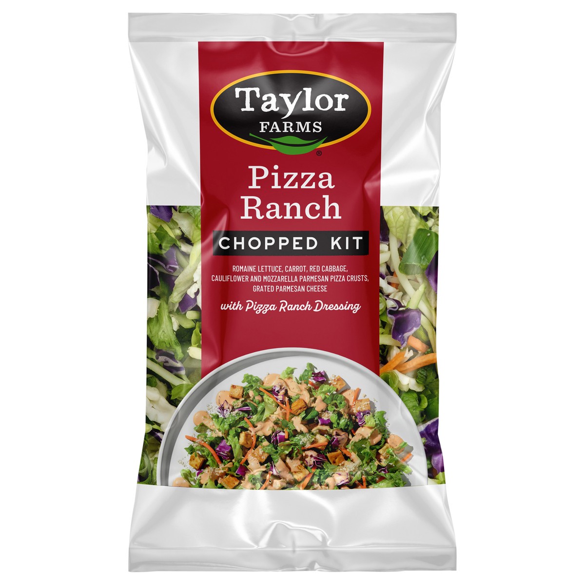 slide 7 of 8, Taylor Farms Pizza Ranch Chopped Salad Kit, 10.3 oz