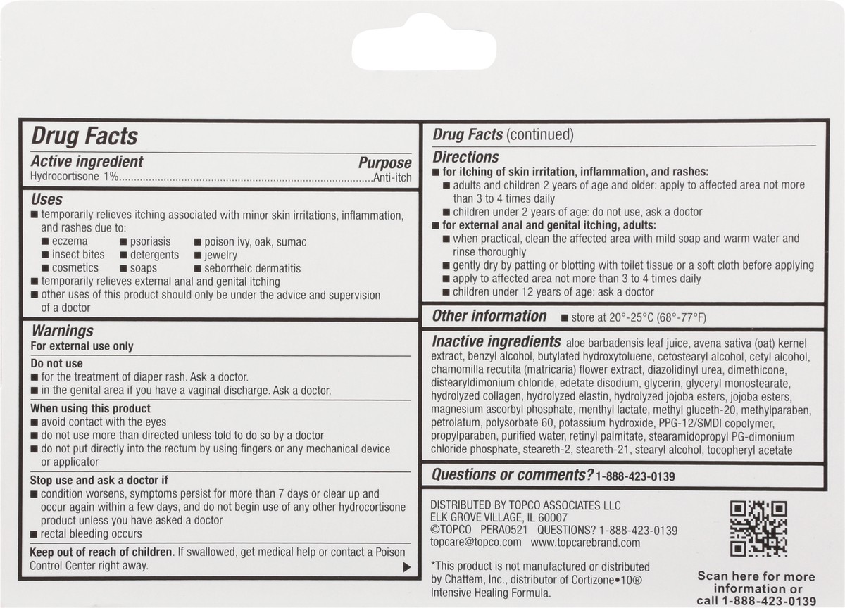 slide 5 of 9, TopCare Health Maximum Strength Hydrocortisone 1% Cream 1 oz, 1 oz