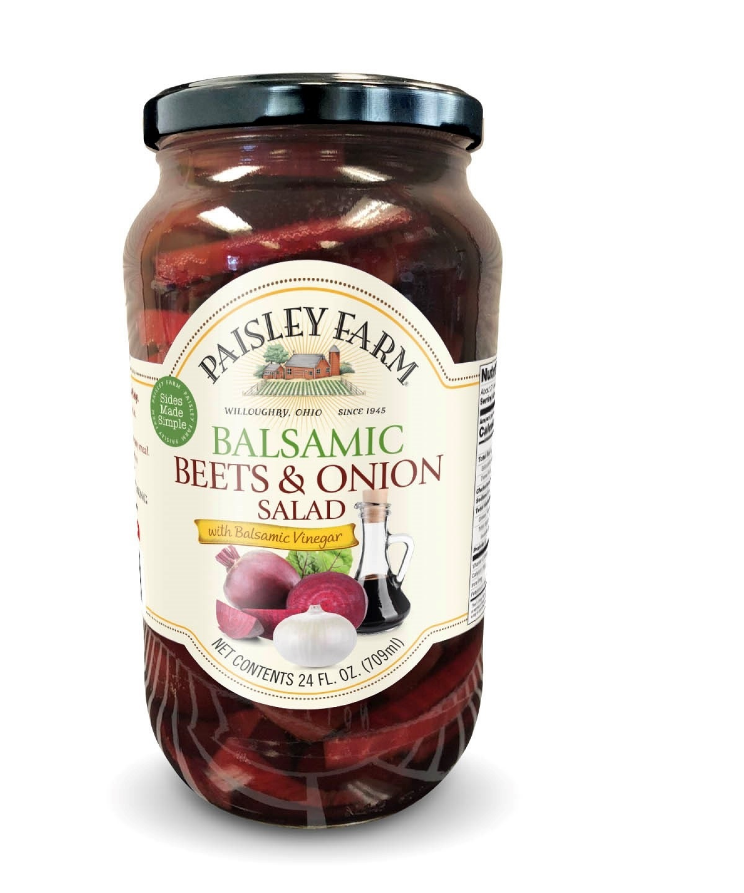 slide 1 of 2, Paisley Farm Balsamic Beets & Onion Salad 24 fl oz, 24 fl oz