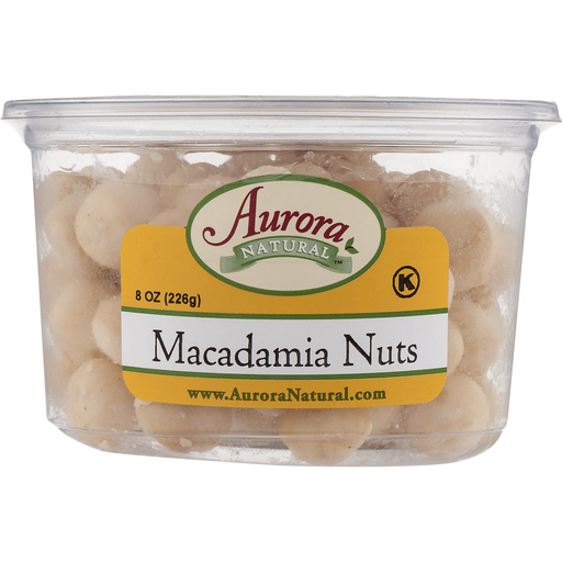 slide 2 of 8, Aurora Natural Aurora Raw Whole Macadamias, 8 oz