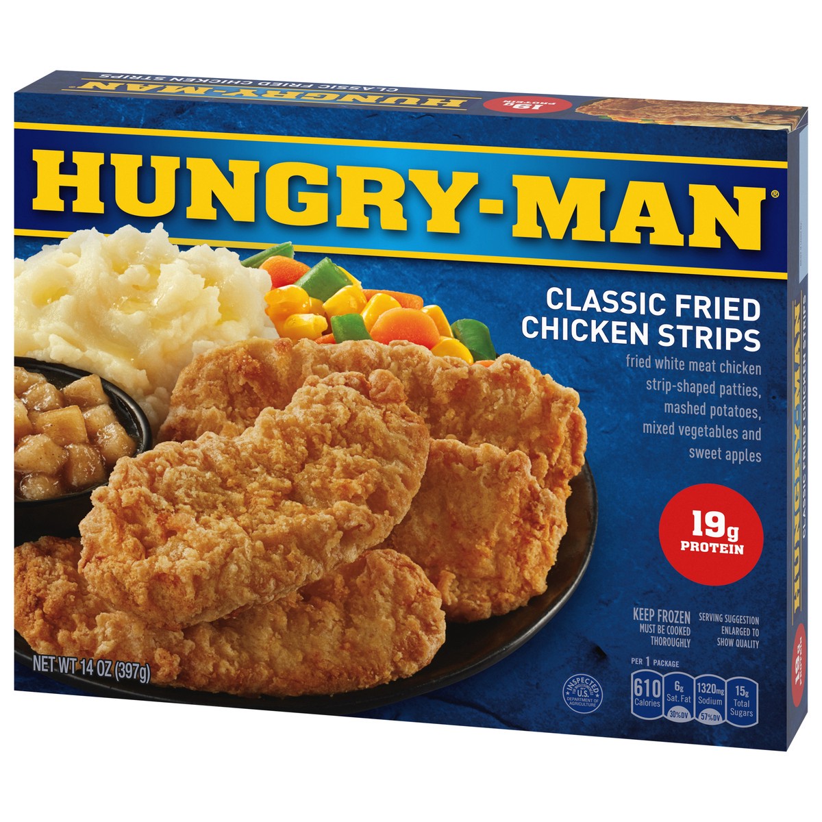 slide 7 of 14, Hungry-Man Classic Fried Chicken Strips 14 oz, 14 oz