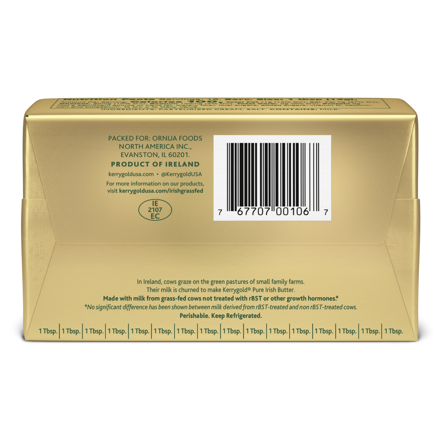 slide 2 of 2, Kerrygold Pure Irish Butter 8 oz, 8 oz