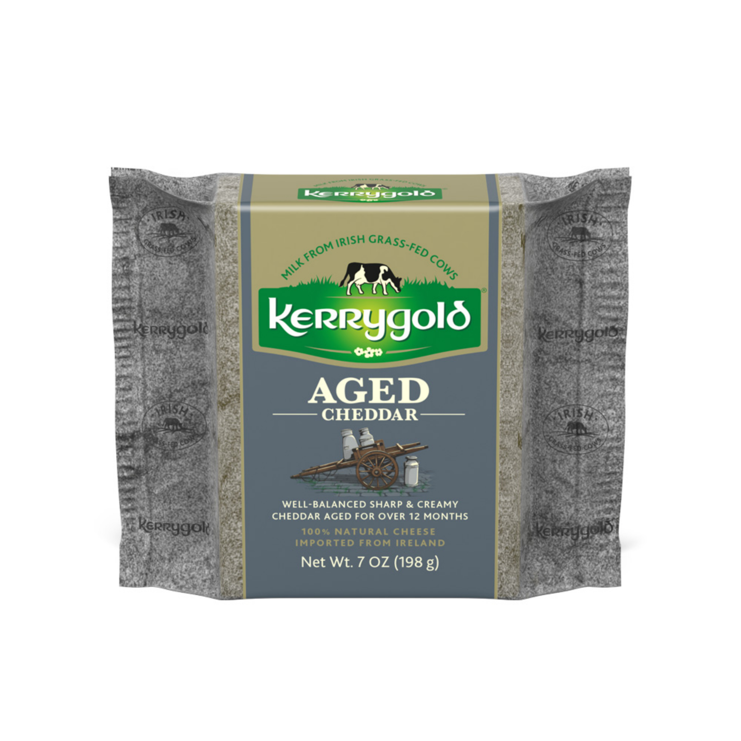 slide 1 of 2, Kerrygold Aged Cheddar Cheese 7 oz, 7 oz