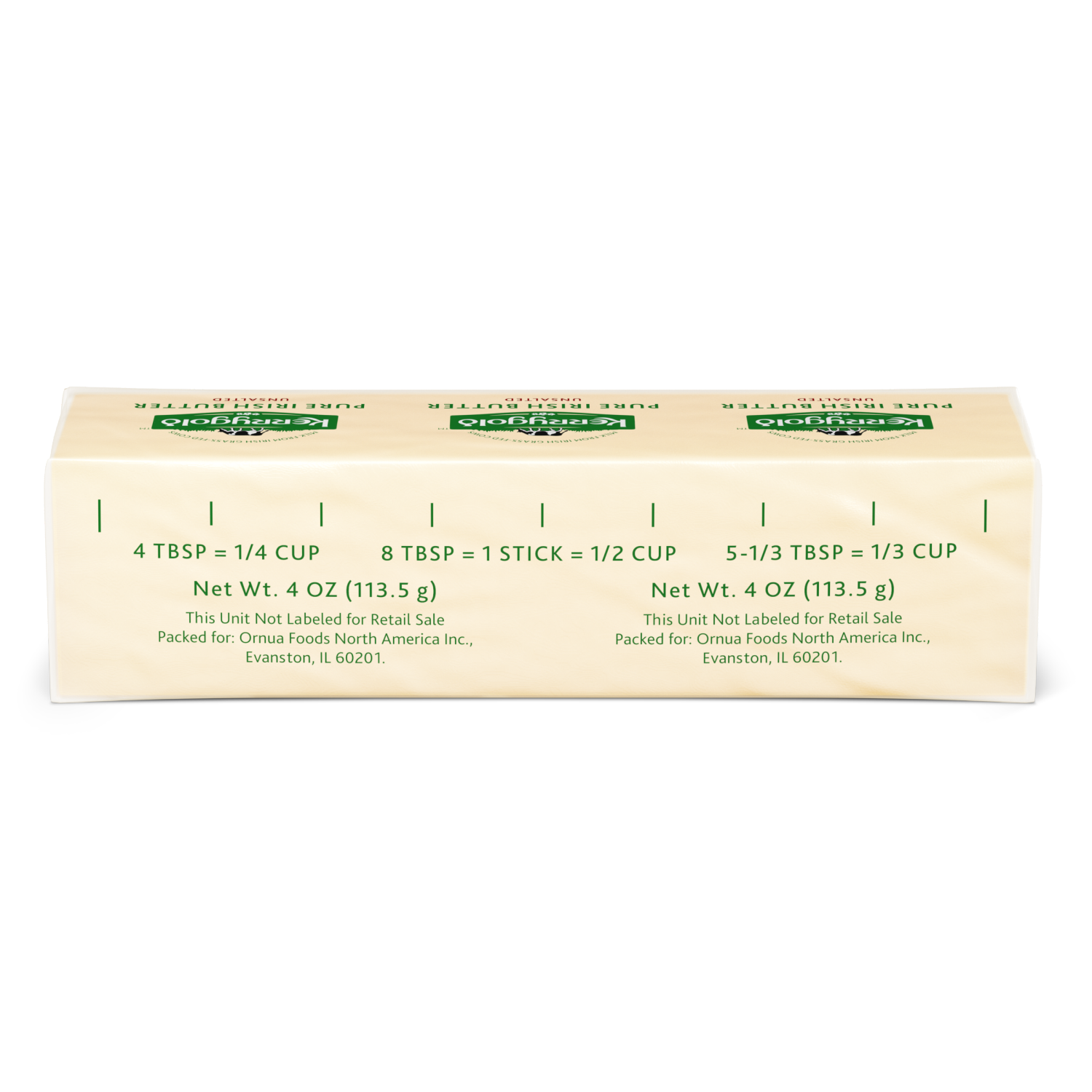 slide 3 of 3, Kerrygold Pure Irish Unsalted Butter Sticks 2 ea, 2 ct
