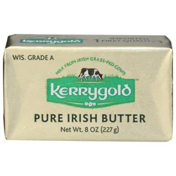 Kerrygold Grass-Fed Pure Irish Salted Butter Foil, 8oz (WI)