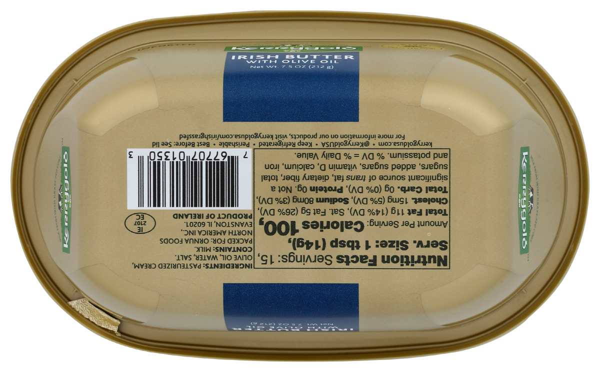 slide 2 of 2, Kerrygold Irish Butter with Olive Oil 7.5 oz, 7.5 oz