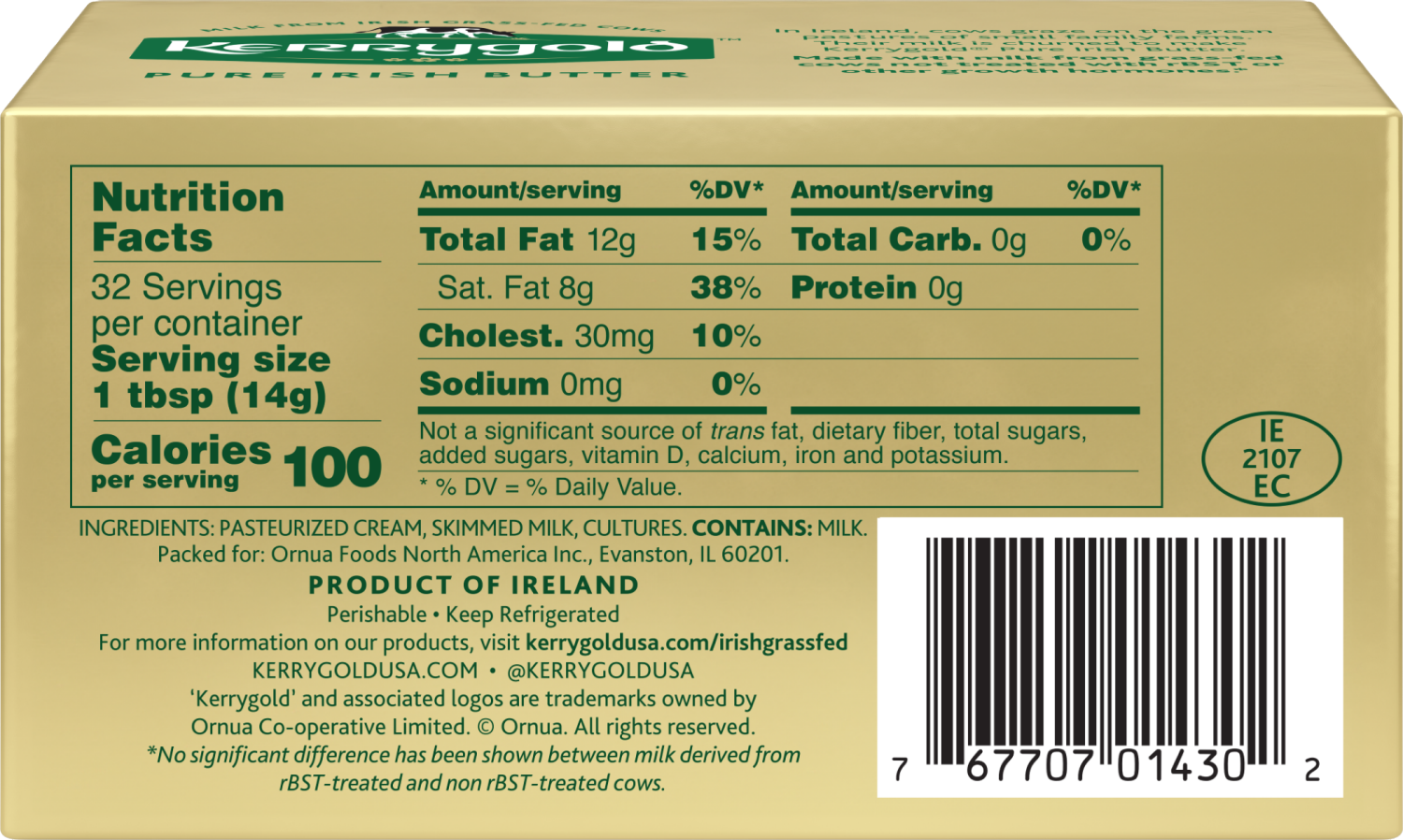 slide 2 of 3, Kerrygold Salted Butter Sticks, 16 oz