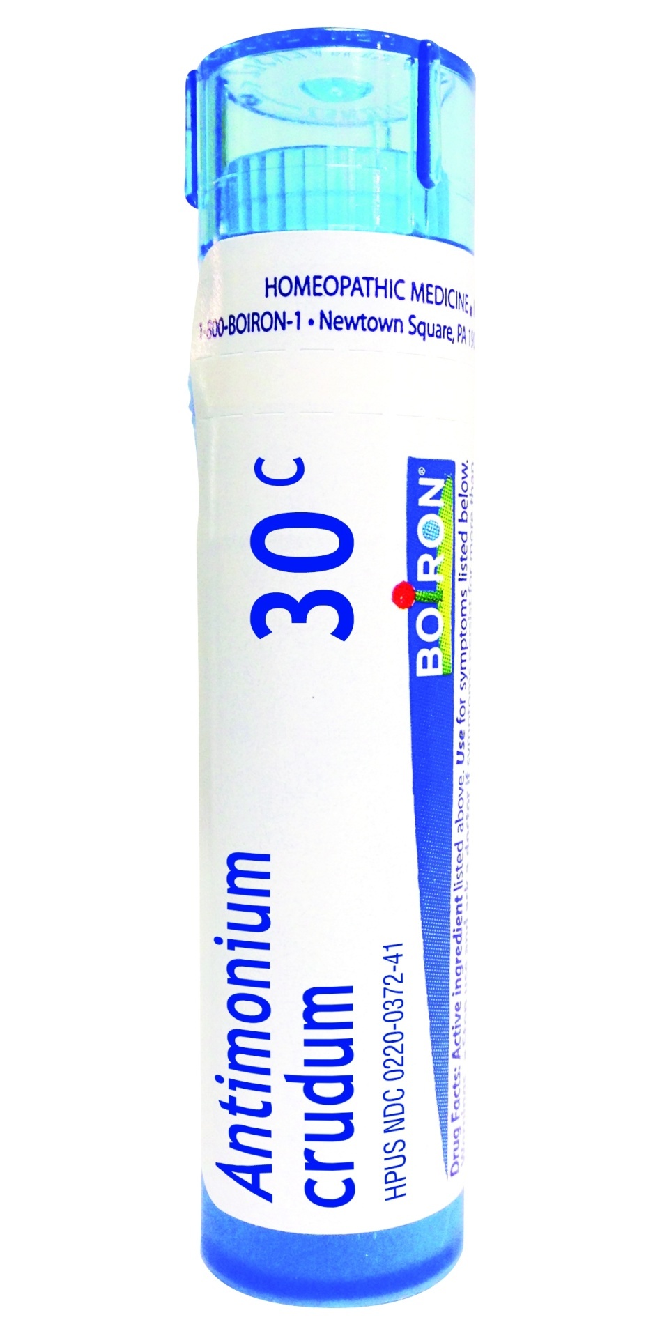 slide 1 of 1, Boiron Homeopathic Antimonium Crudum 30C, 30 ct