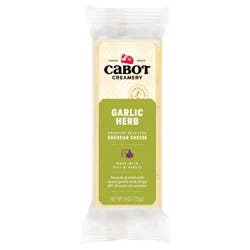 Cabot Garlic & Herb Cheddar Cheese 8 Oz