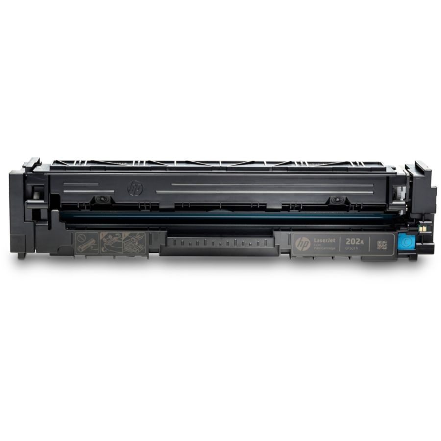 slide 3 of 5, HP 202A (Cf501A) Cyan Original Laserjet Toner Cartridge, 1 ct