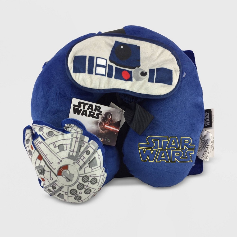 slide 2 of 3, Star Wars Throw and Neck Pillow Travel Set, 1 ct