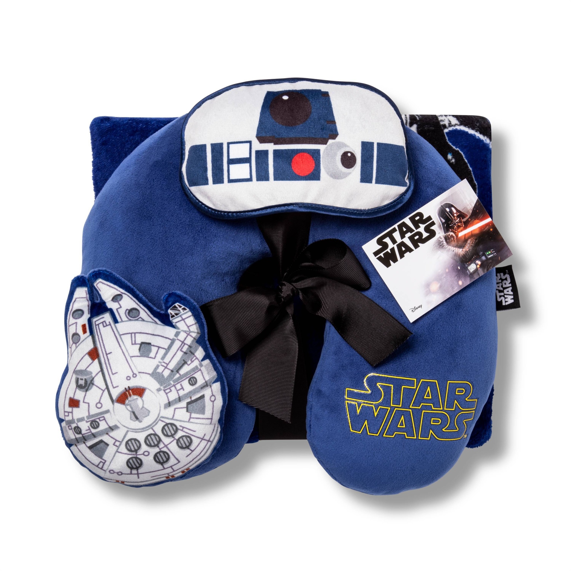 slide 1 of 3, Star Wars Throw and Neck Pillow Travel Set, 1 ct