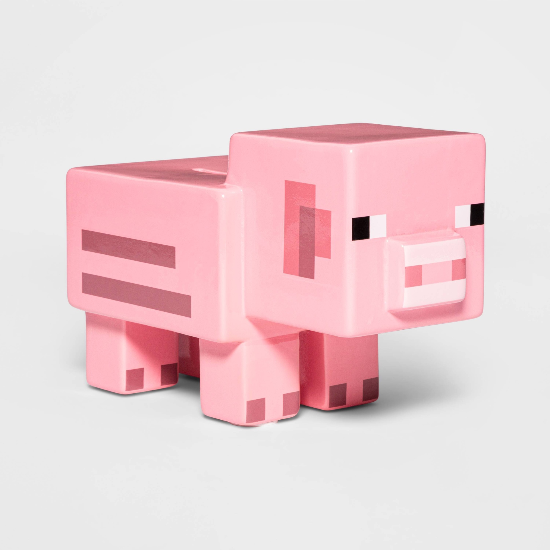 slide 1 of 3, Minecraft Decorative Pig Bank Pink, 1 ct