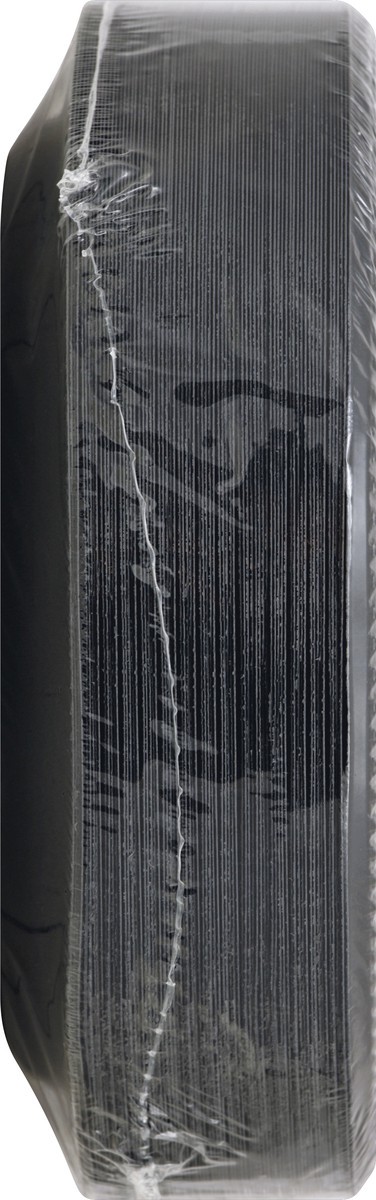 slide 4 of 6, First Street 8 7/8 Inch Black Plastic Plates, 75 ct