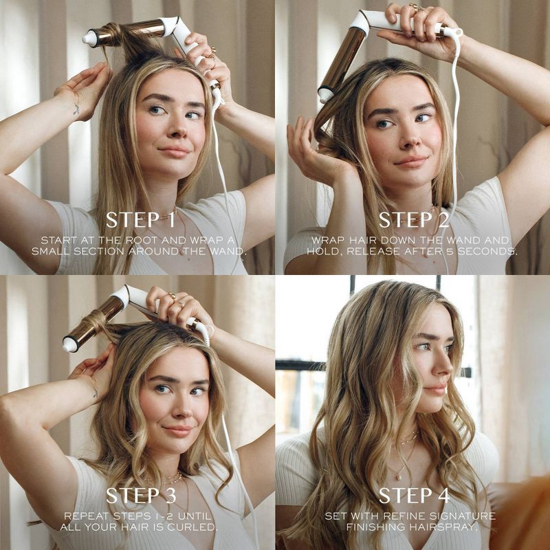 slide 5 of 6, Kristin Ess Titanium Curling Iron for Big Blowout Waves - 2", 1 ct