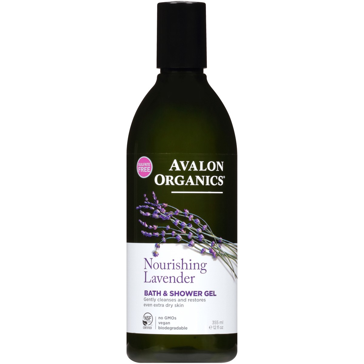 slide 1 of 7, Avalon Organics Avalon Lavender Bath & Shower Gel, 12 oz