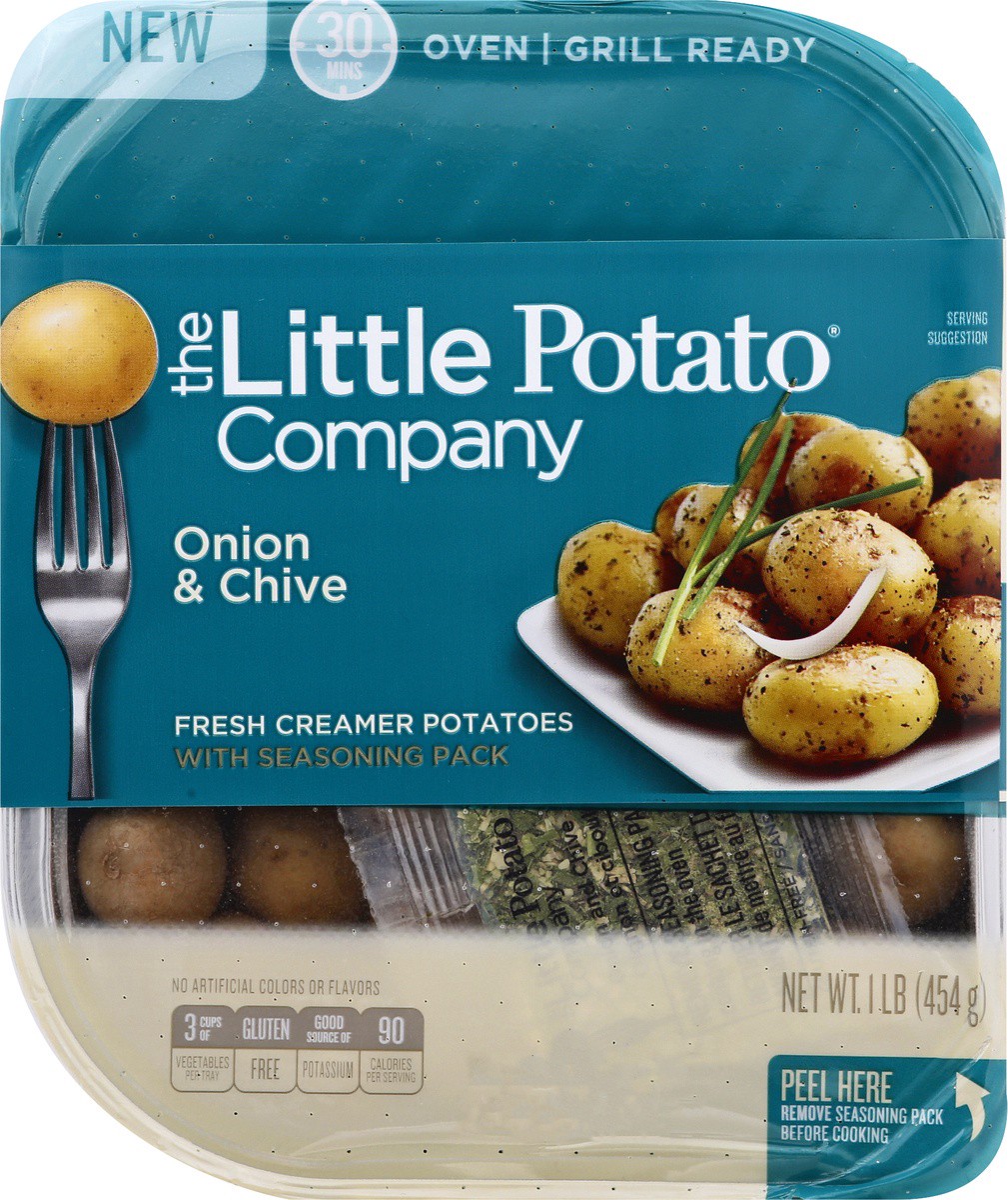 slide 4 of 7, The Little Potato Company Little Potato Co. A Little Onion & Chive, 16 oz