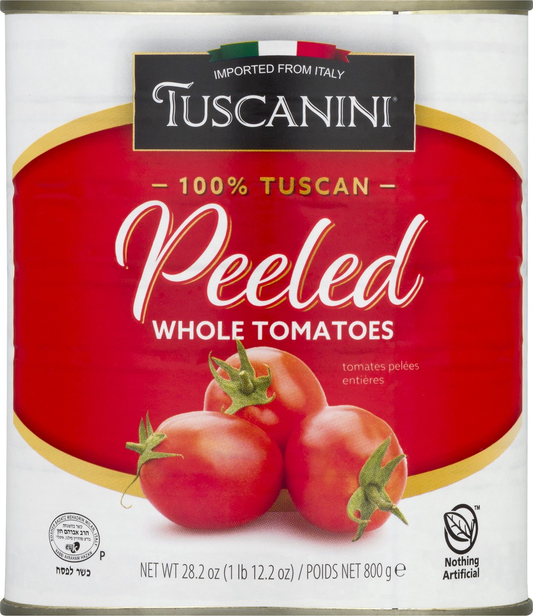 slide 2 of 9, Tuscanini Whole Peeled Tomatoes 28.2 oz, 28.2 oz