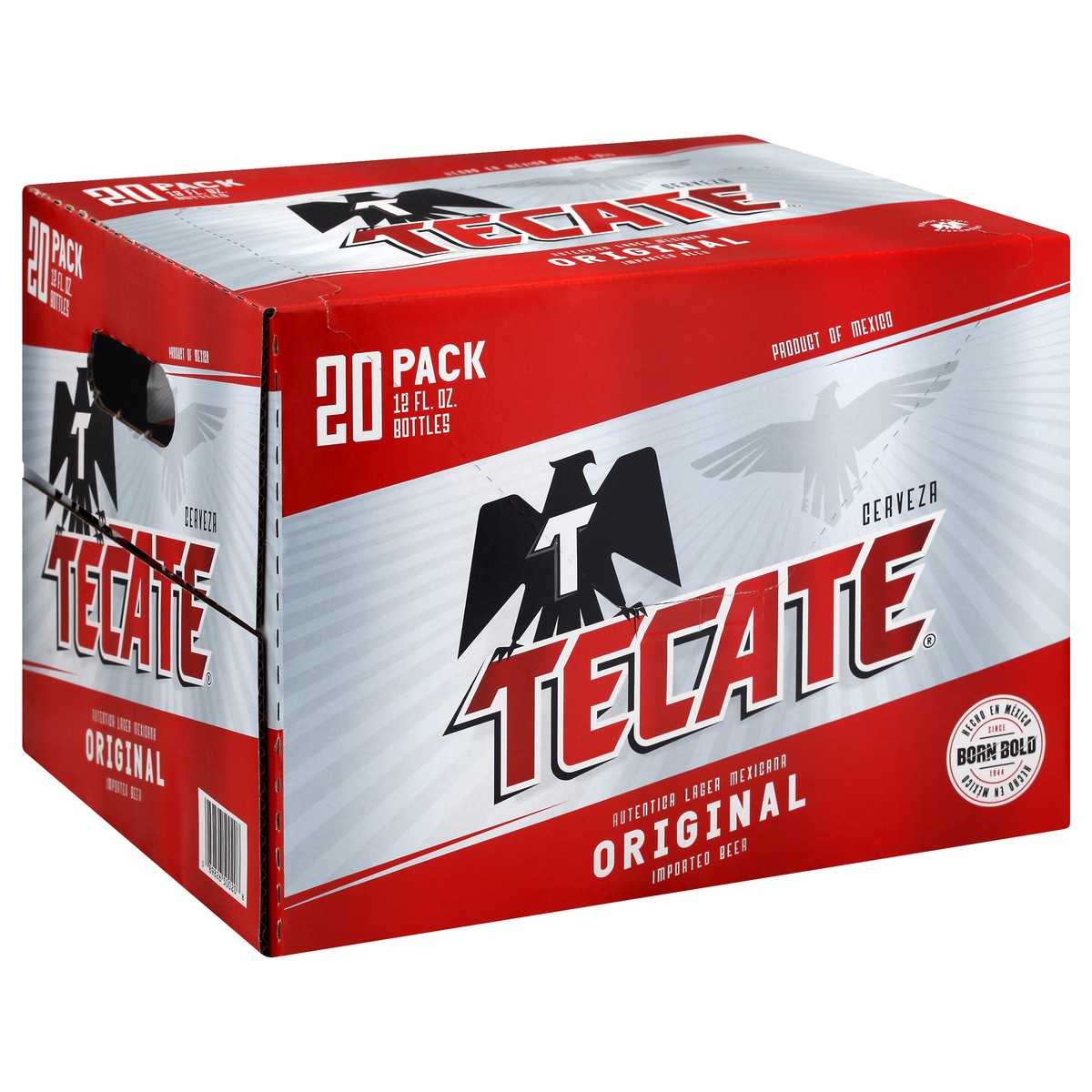 slide 7 of 8, Tecate Original Mexican Lager Beer, 20 Pack, 12 fl oz Bottles, 12 oz