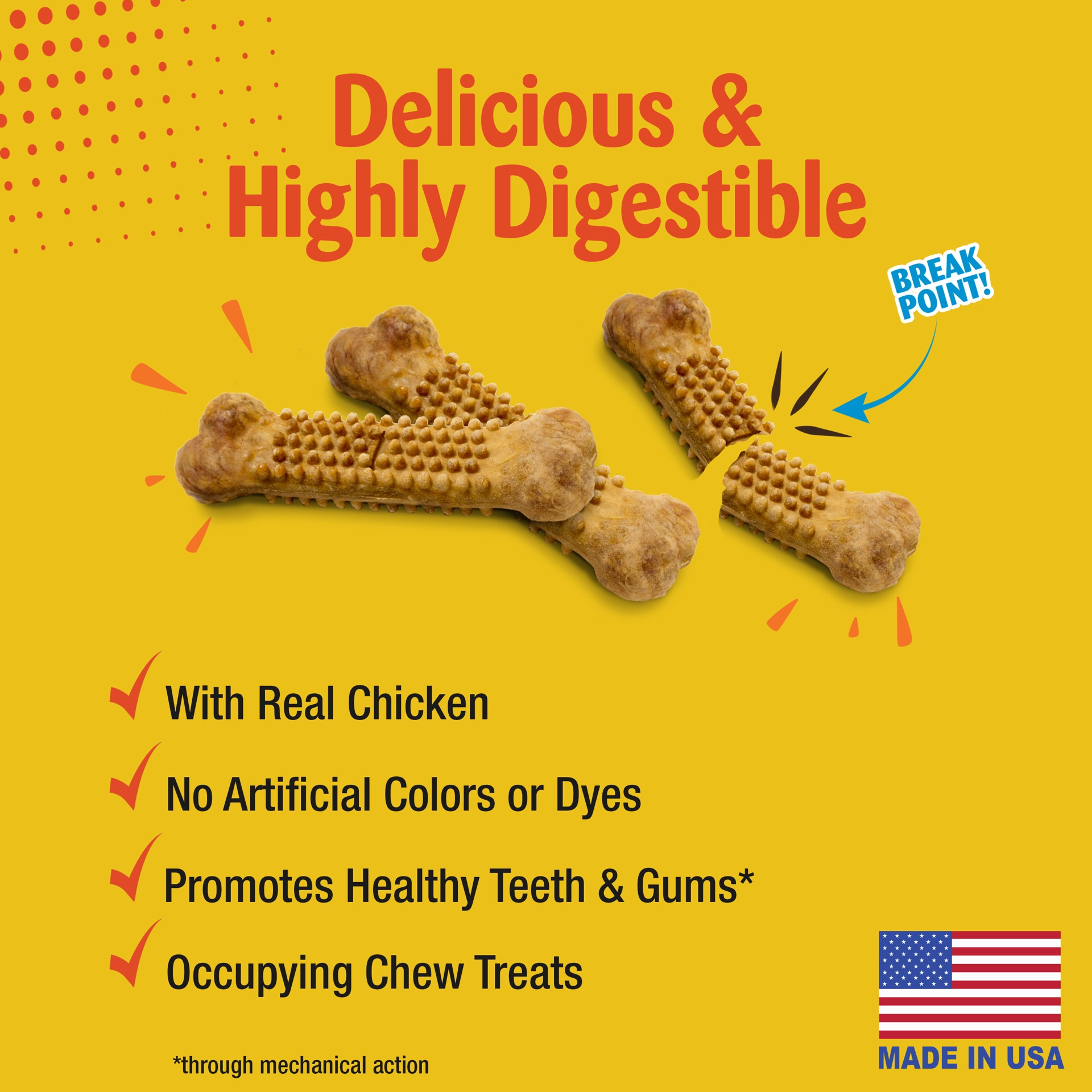 slide 7 of 9, Nylabone Nubz Edible Dog Chews, Small, 8 ct