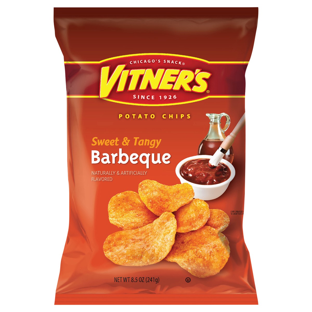 slide 1 of 7, Vitner's 8.5 oz Sweet & Tangy BBQ Potato Chip, 8.5 oz