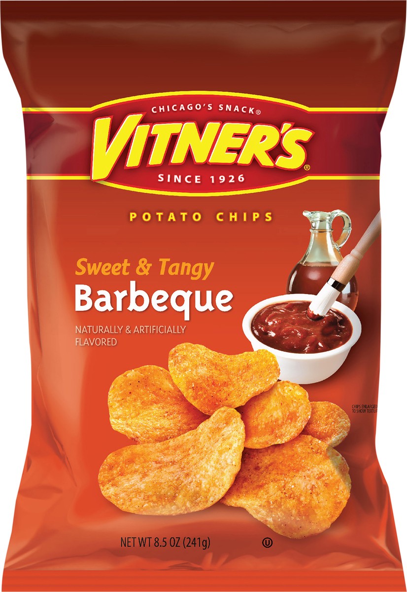 slide 7 of 7, Vitner's 8.5 oz Sweet & Tangy BBQ Potato Chip, 8.5 oz