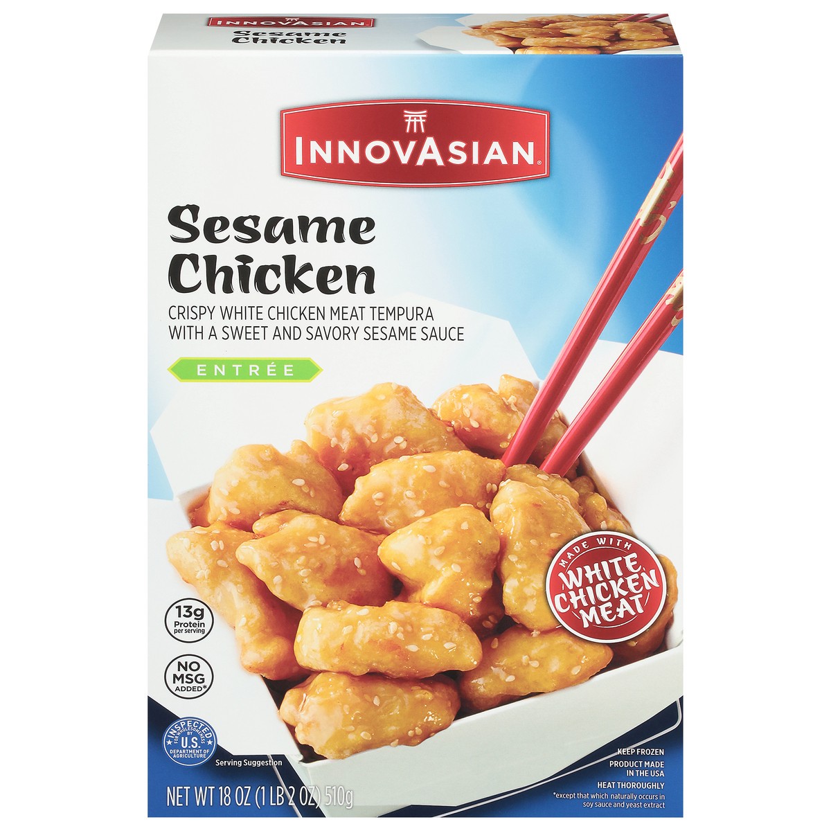 slide 3 of 11, InnovAsian Sesame Chicken, 18 oz