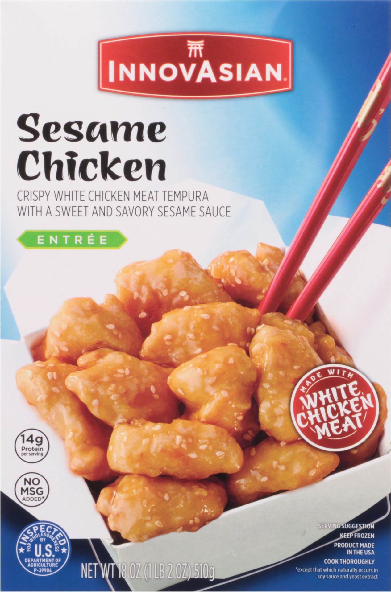 slide 1 of 11, InnovAsian Sesame Chicken, 18 oz