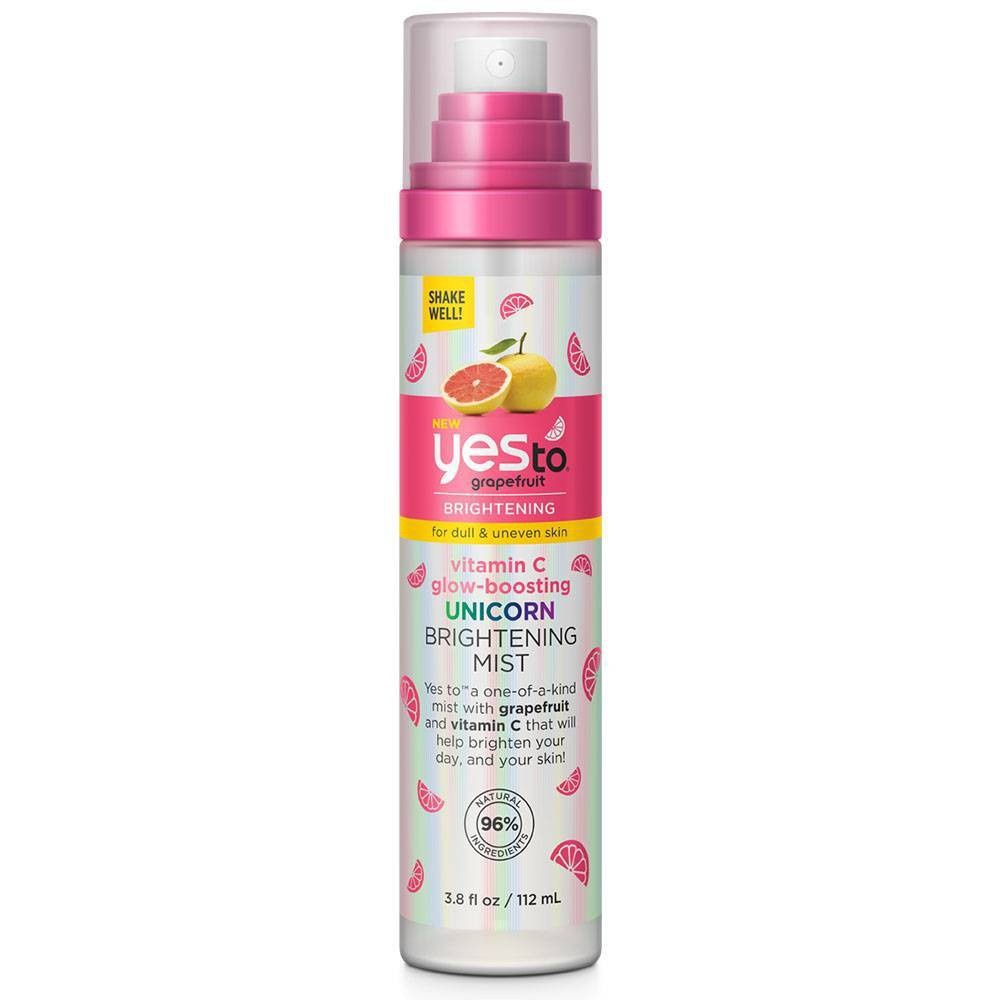 slide 1 of 1, Yes to Grapefruit Vitamin C Glow Boosting Unicorn Brightening Mist, 3.8 fl oz