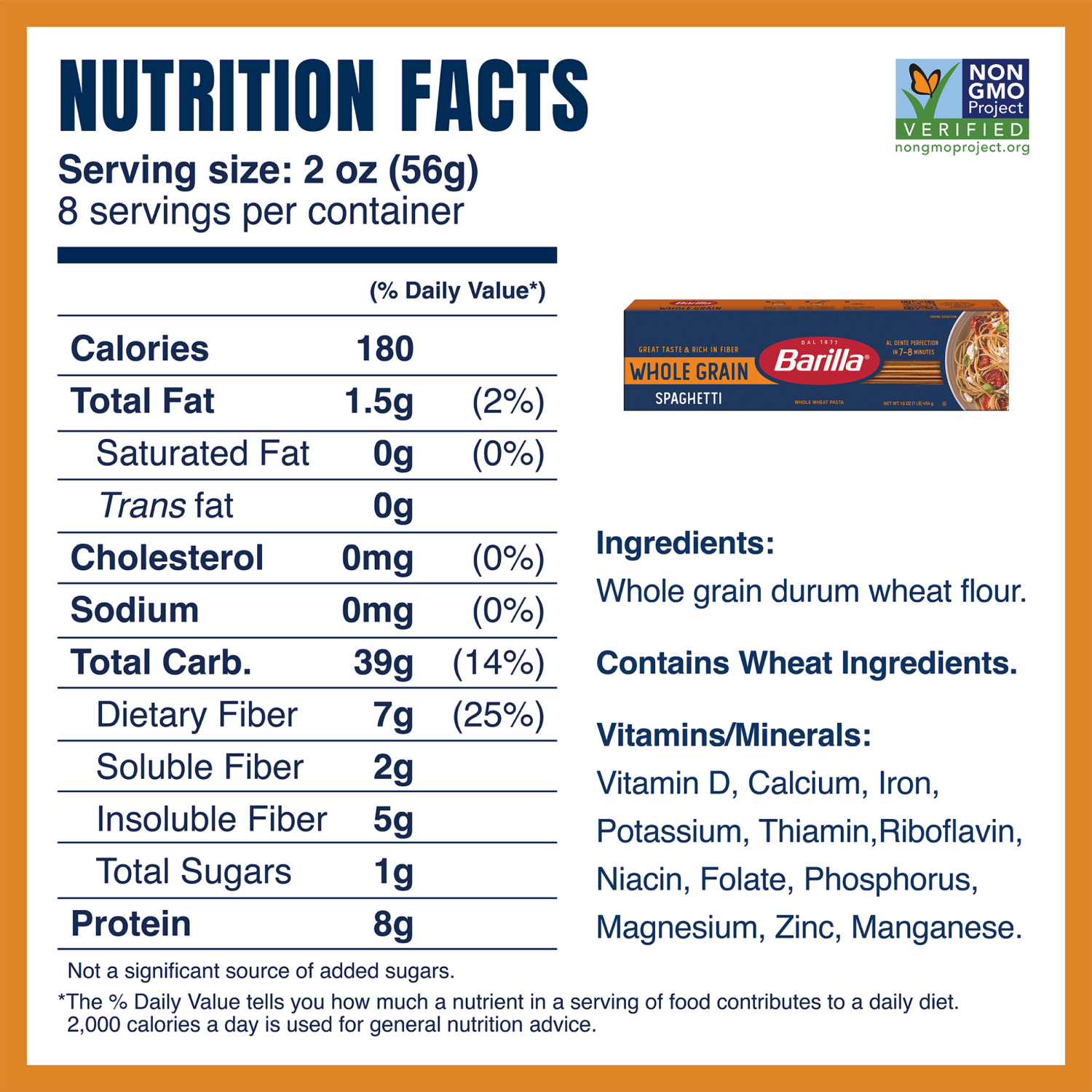 slide 3 of 5, Barilla Whole Grain Spaghetti 16 oz, 16 oz