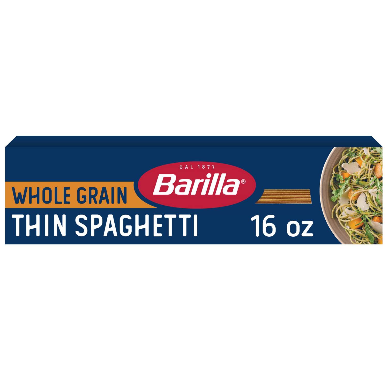slide 1 of 5, Barilla Whole Grain Thin Spaghetti - 16 oz, 16 oz