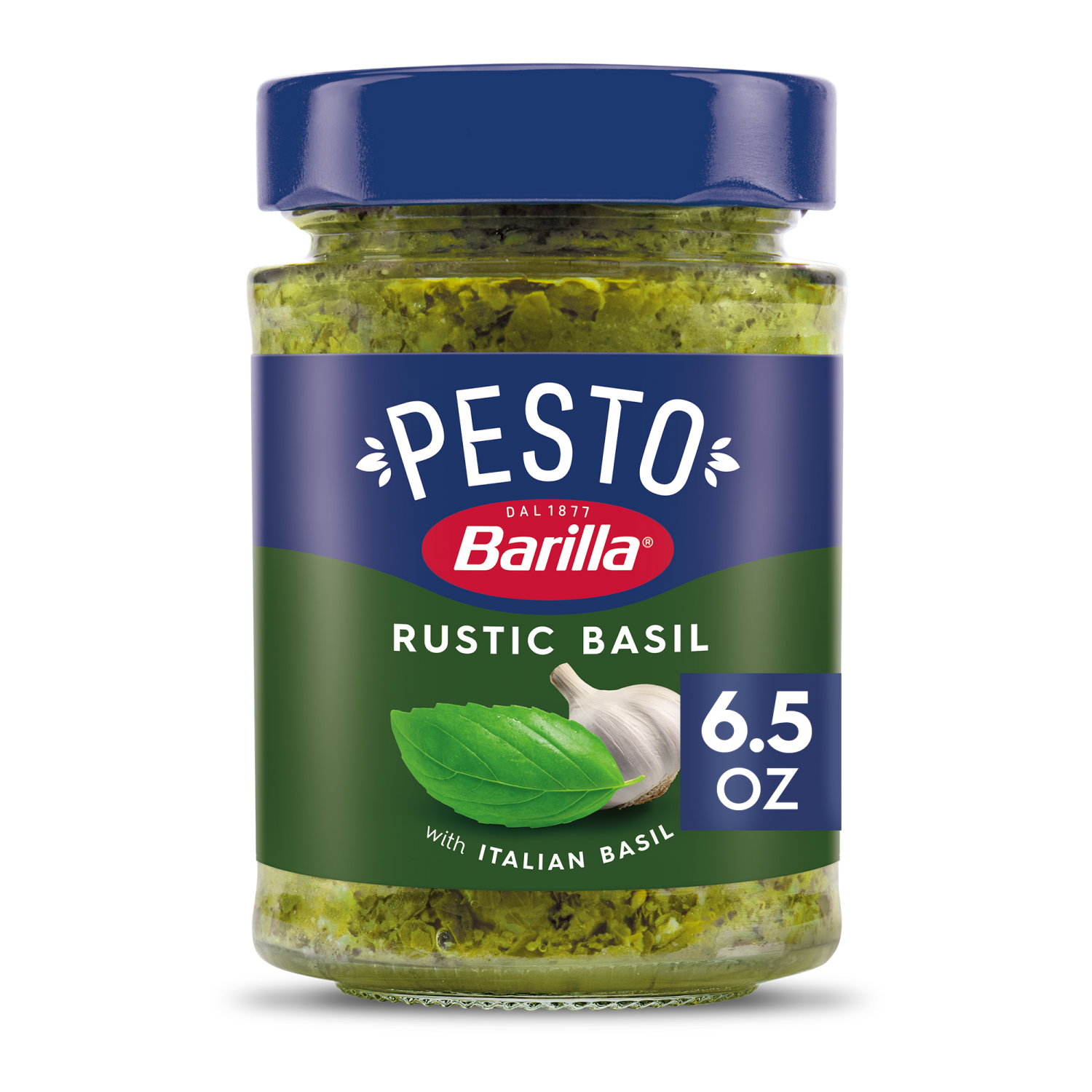 slide 1 of 4, Barilla Rustic Basil Pesto Sauce 6.5 oz, 6.5 oz