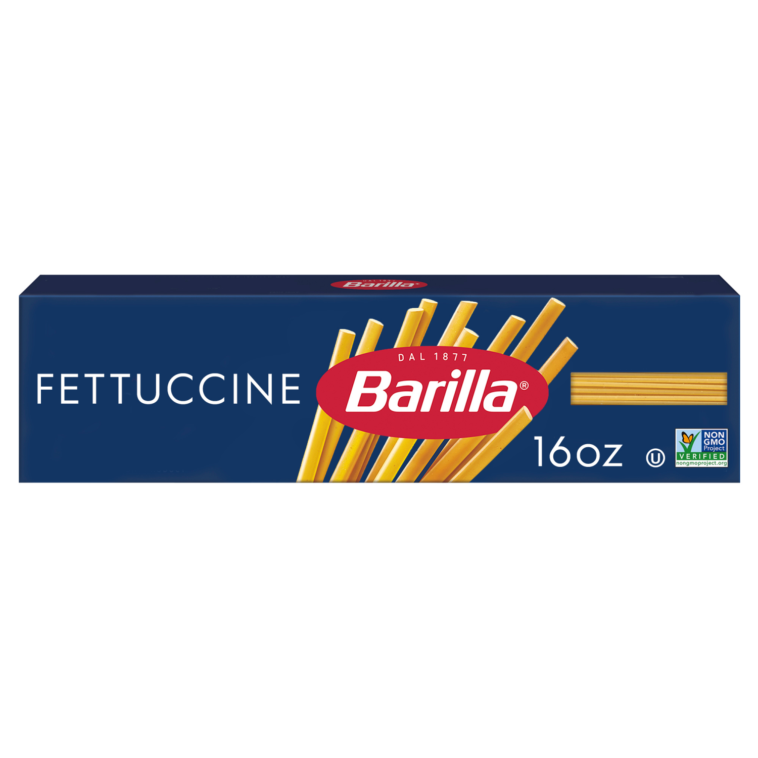 slide 1 of 5, Barilla Fettuccine Pasta, 16 oz