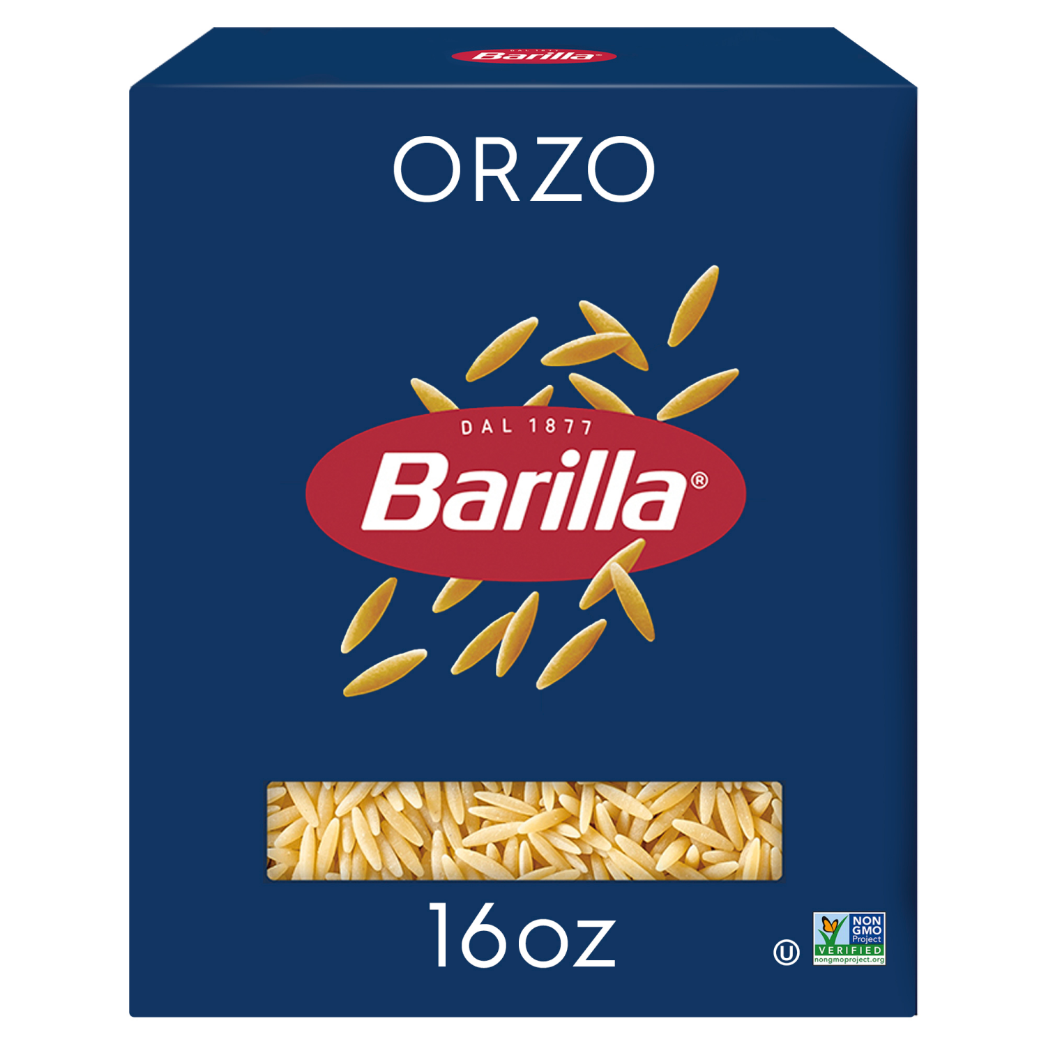 slide 1 of 5, Barilla Orzo 1 lb, 1 lb
