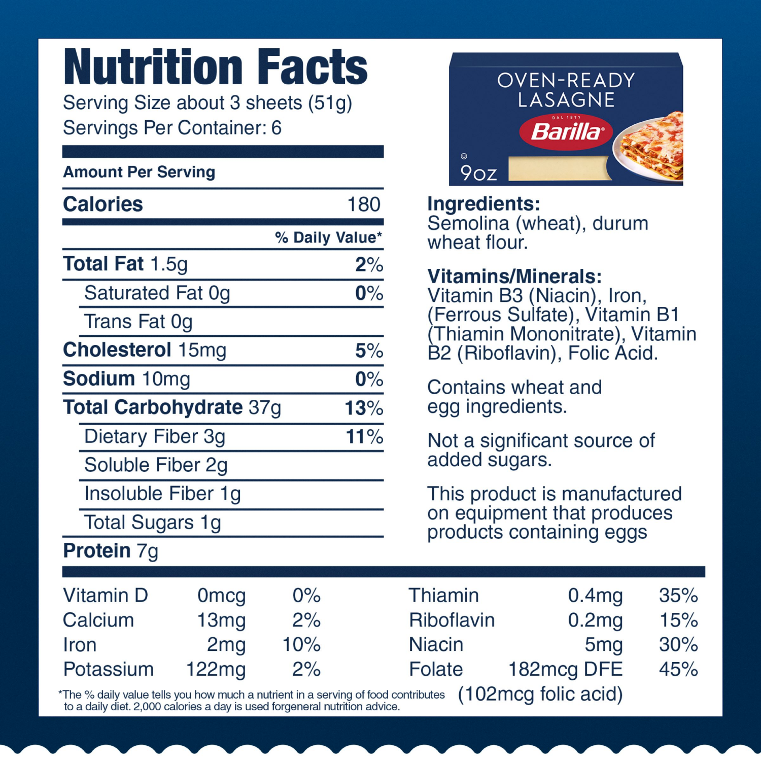 slide 3 of 5, Barilla Oven Ready Lasagne Pasta, 9 oz