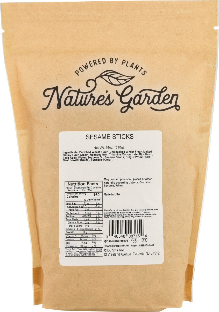 slide 4 of 13, Nature's Garden Sesame Sticks 18 oz, 18 oz