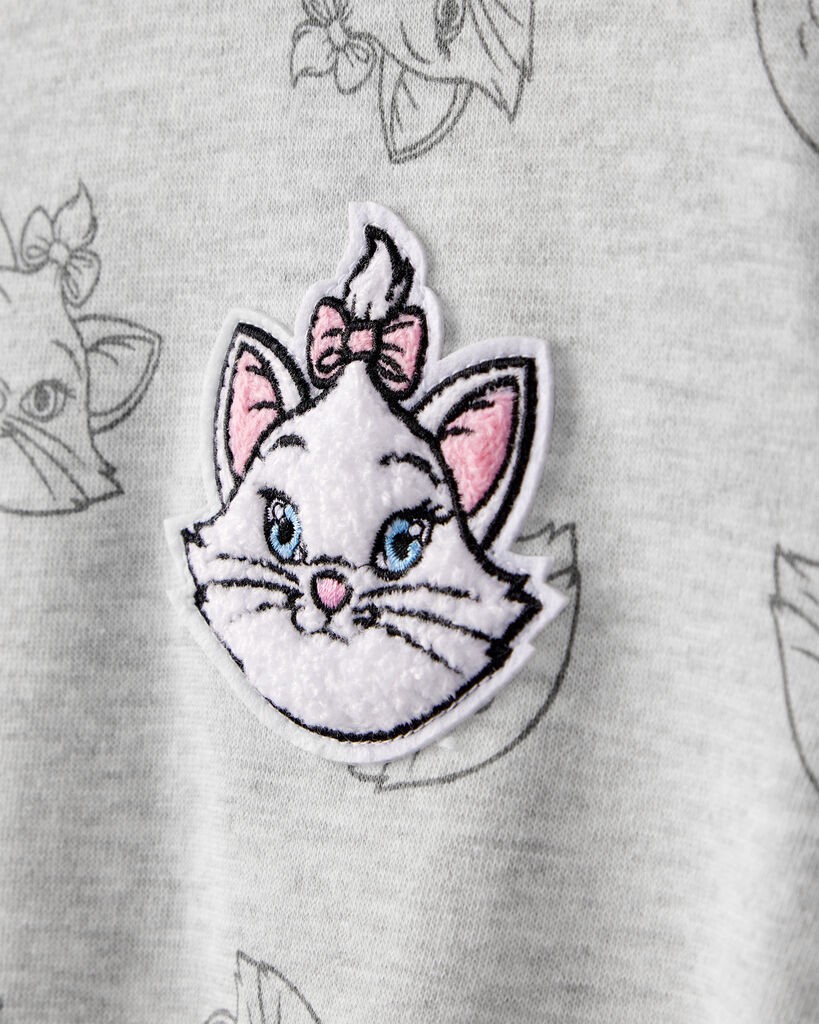 slide 2 of 2, Carter's Girls Aristocats Marie Pullover Sweatshirt - Grey Grey 5, 1 ct