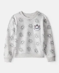 Carter's Girls Aristocats Marie Pullover Sweatshirt - Grey Grey 5