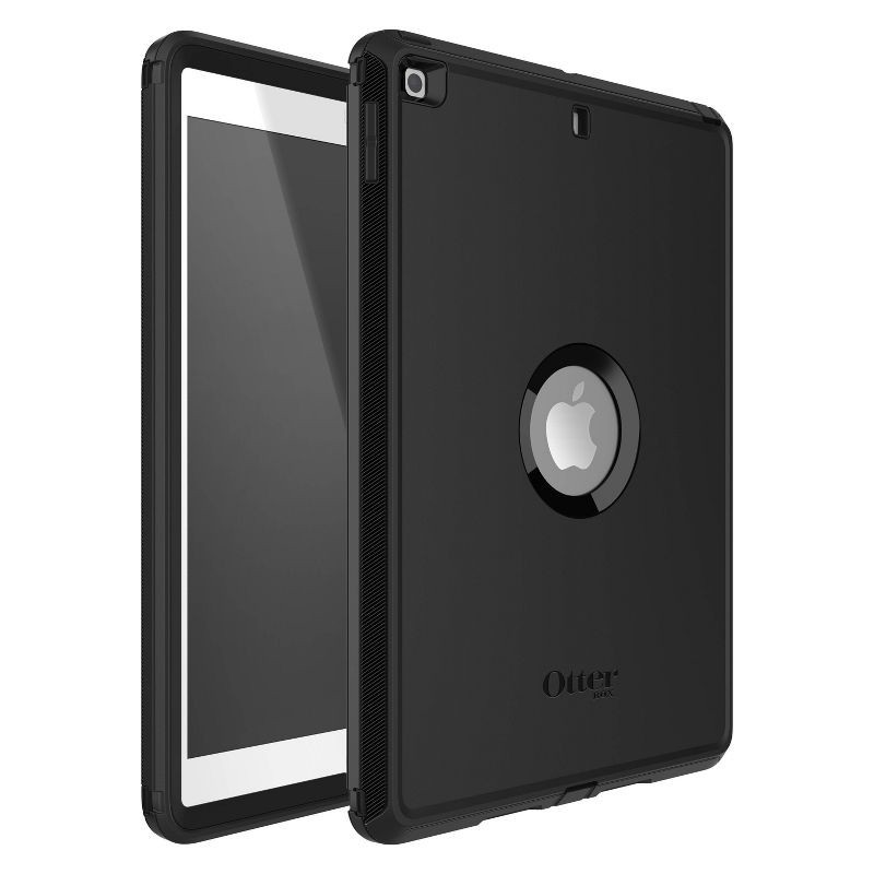 slide 12 of 12, OtterBox iPad (9th/8th/7th generation) Defender Series Pro Case - Black, 1 ct