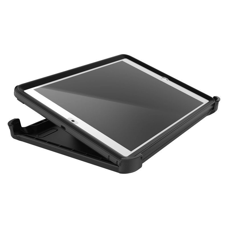 slide 9 of 12, OtterBox iPad (9th/8th/7th generation) Defender Series Pro Case - Black, 1 ct