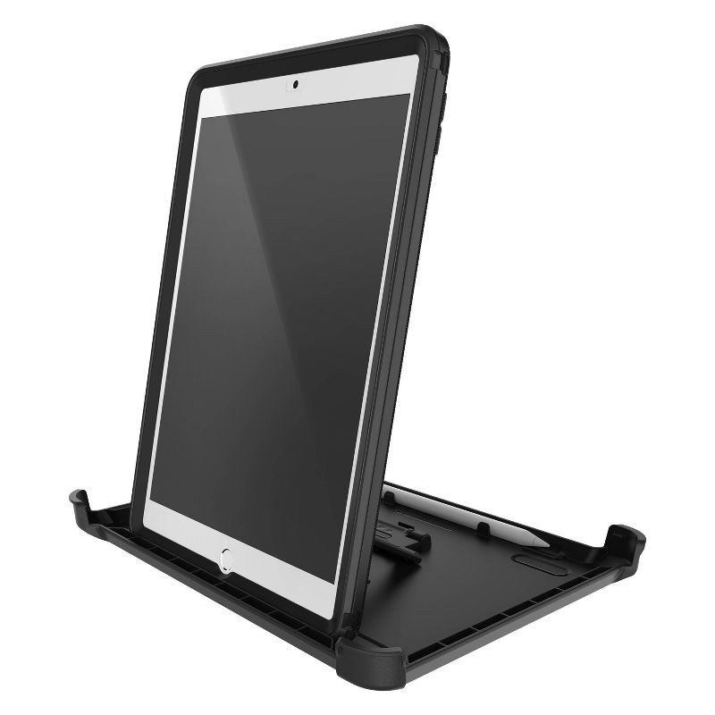 slide 11 of 12, OtterBox iPad (9th/8th/7th generation) Defender Series Pro Case - Black, 1 ct