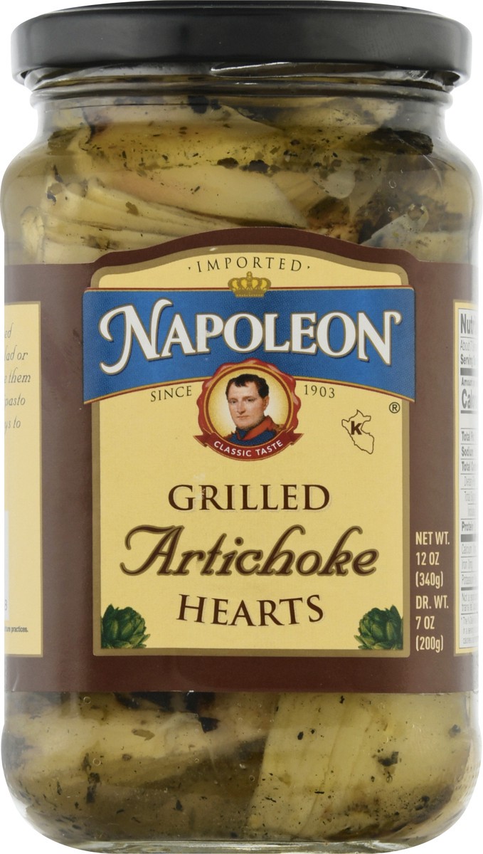 slide 3 of 9, Napoleon Grilled Artichoke Hearts 12 oz, 12 oz